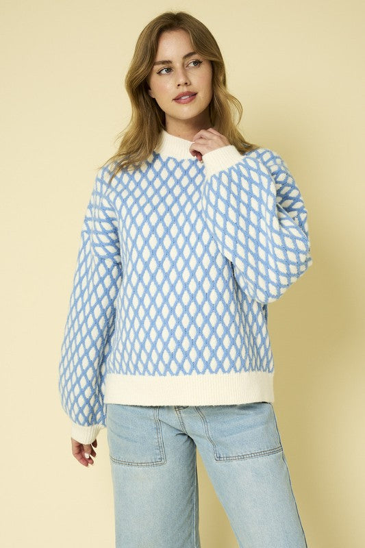 Celestial Diamond Knit Sweater