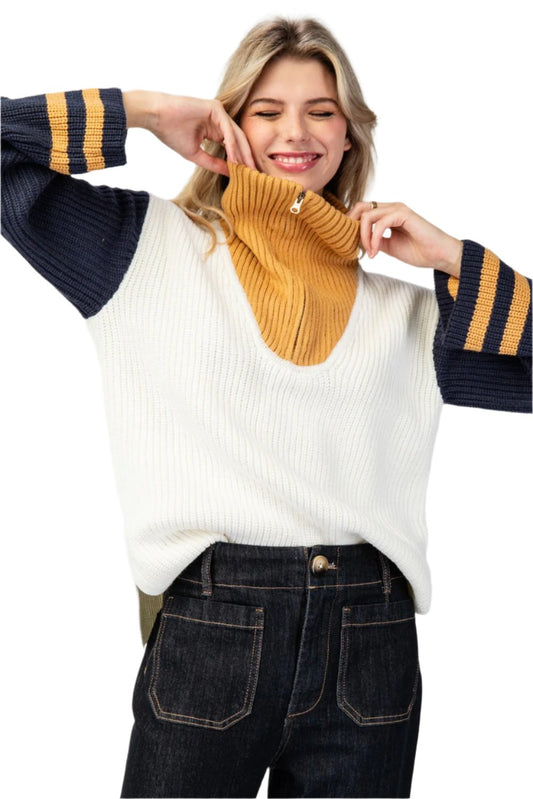 Nautical Charm Sweater