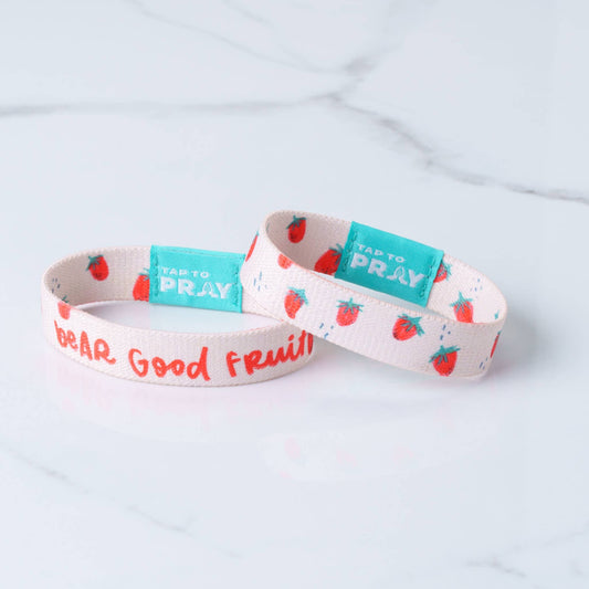 Tap To Pray™ - Kingfolk Series Wristband - Bear Good Fruit: Small