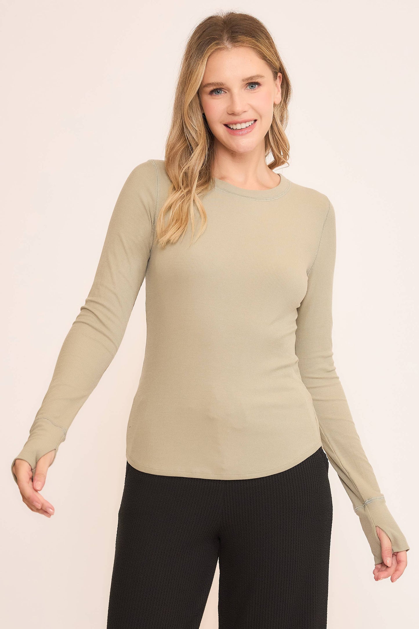 THUMBHOLE RIBBED TOP