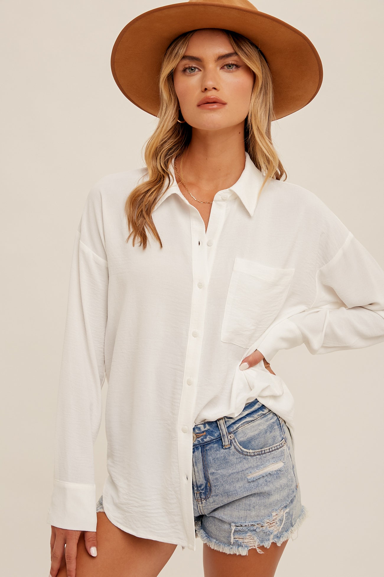 Oversized Button Down Shirt