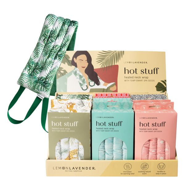 Lemon Lavender Hot Stuff Heated Neck Wrap