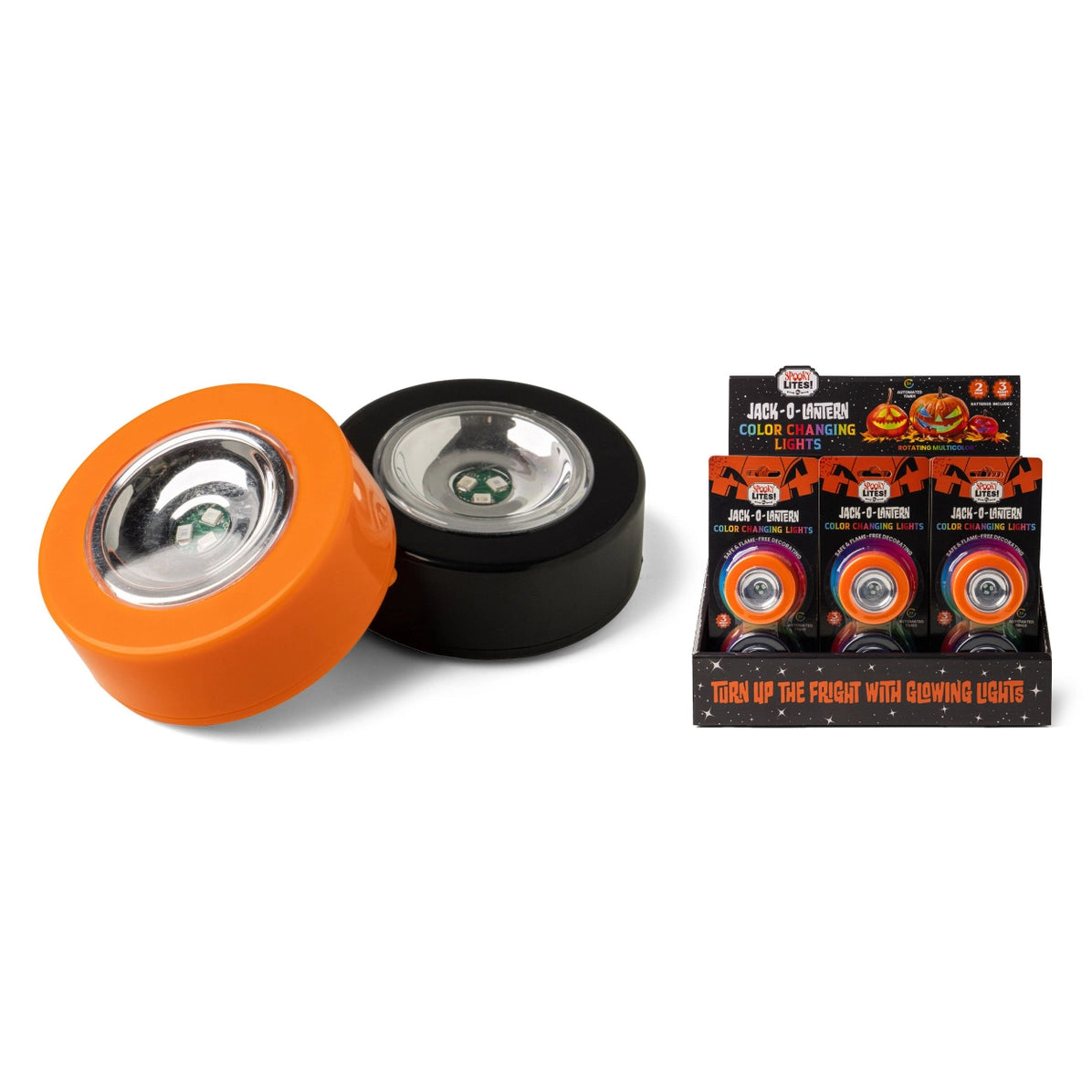 Spooky Lites! Jack-O-Lantern Color Changing Lights