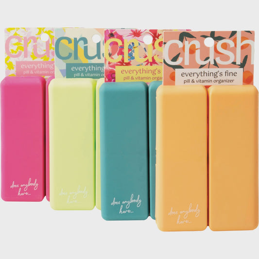 Crush Everything's Fine Pill & Vitamin Case