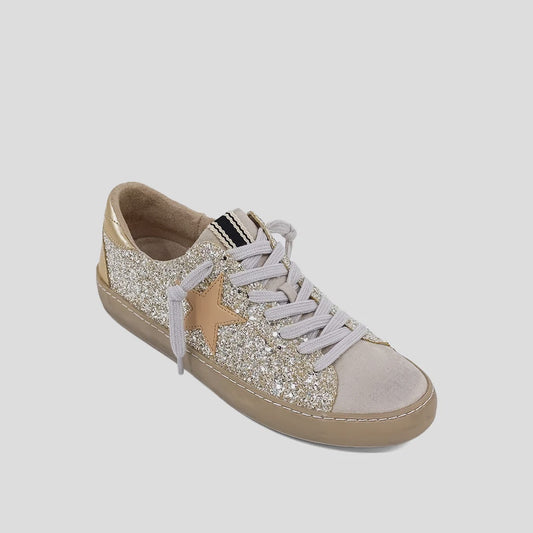 Shu Shop Paula Sterling Glitter Sneakers