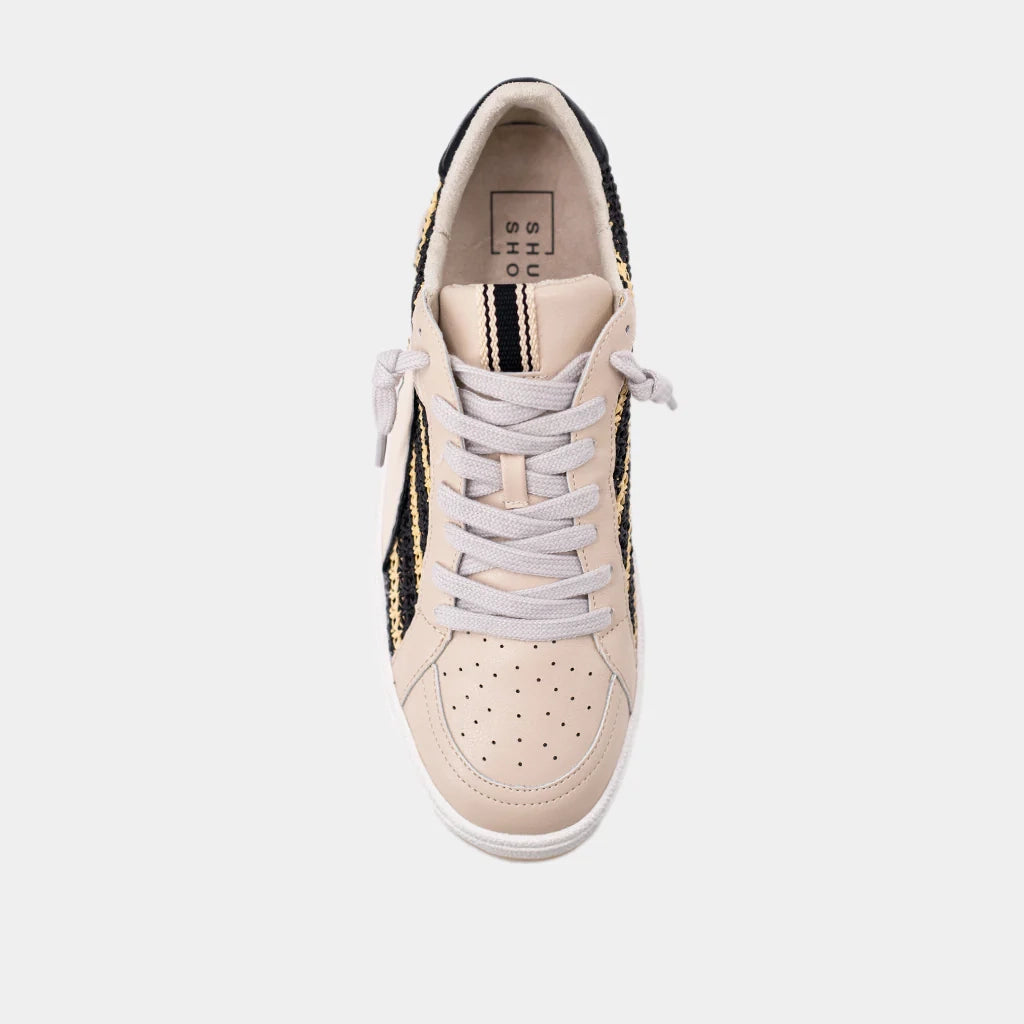Shu Shop Salma Black Woven Sneaker