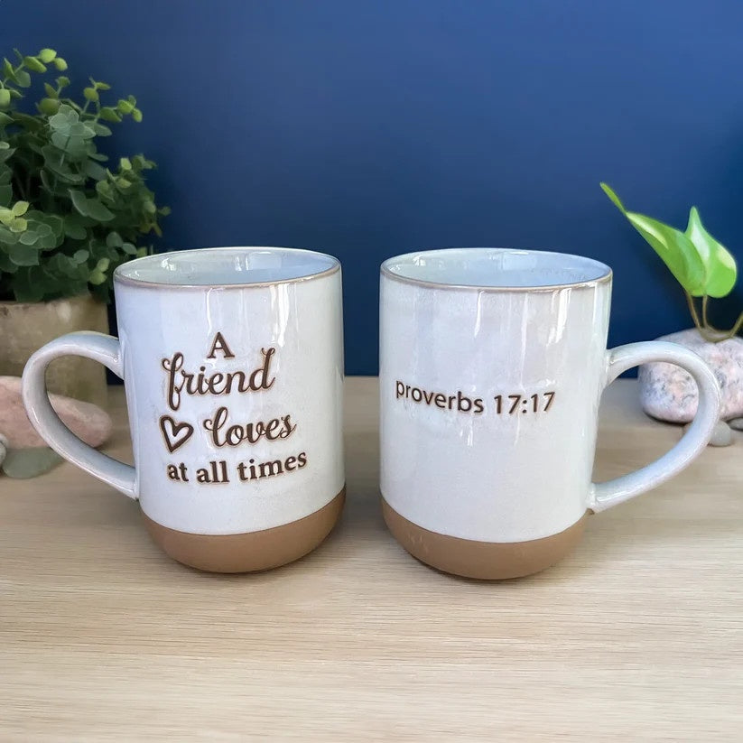 FRIEND LOVES POTTERY MUG