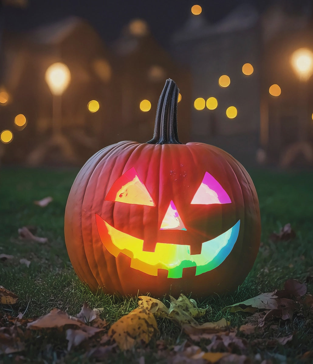 Spooky Lites! Jack-O-Lantern Color Changing Lights