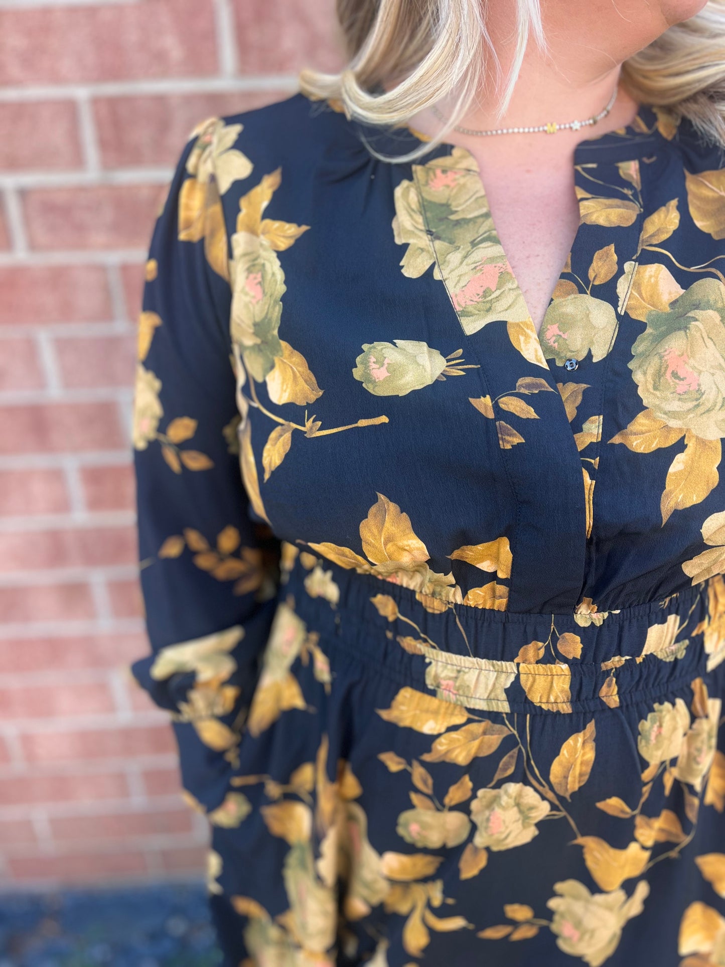 PLUS Black Floral Mix Tiered Maxi Dress