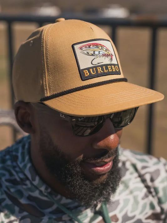 BURLEBO Cap - Big Fly - Coyote Tan