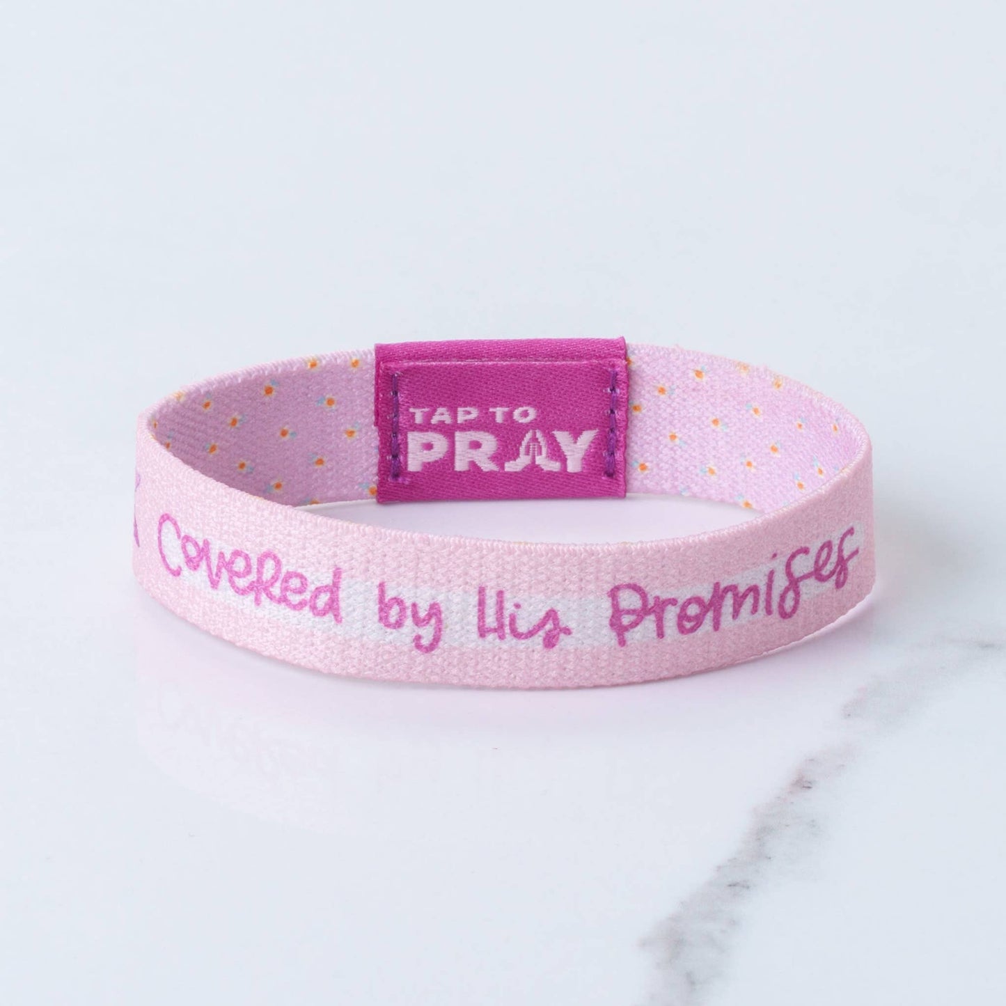 Tap To Pray™ - Kingfolk Series Wristband - Covered by His Promises: X-Small