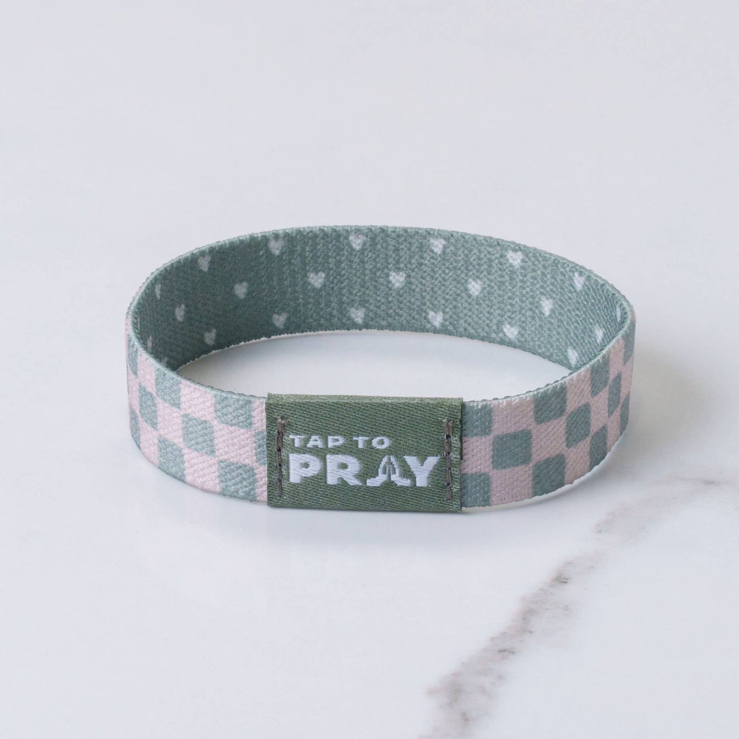 Tap To Pray™ Wristbands - Cottage & Tile: Medium