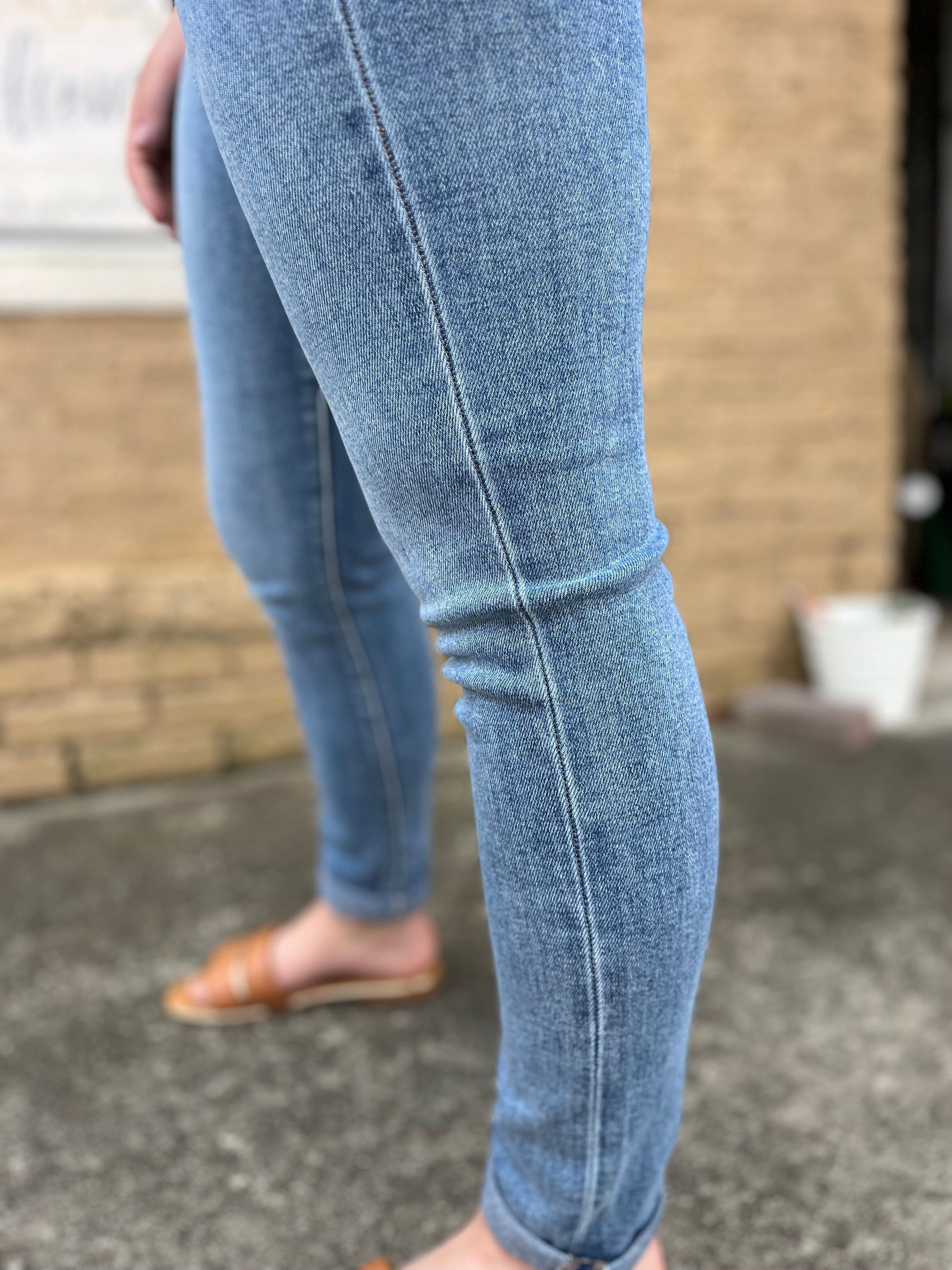 Risen HR Ankle Skinny Roll-Up Jean Risen