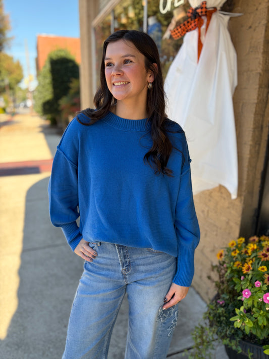 Cobalt Ina Sweater
