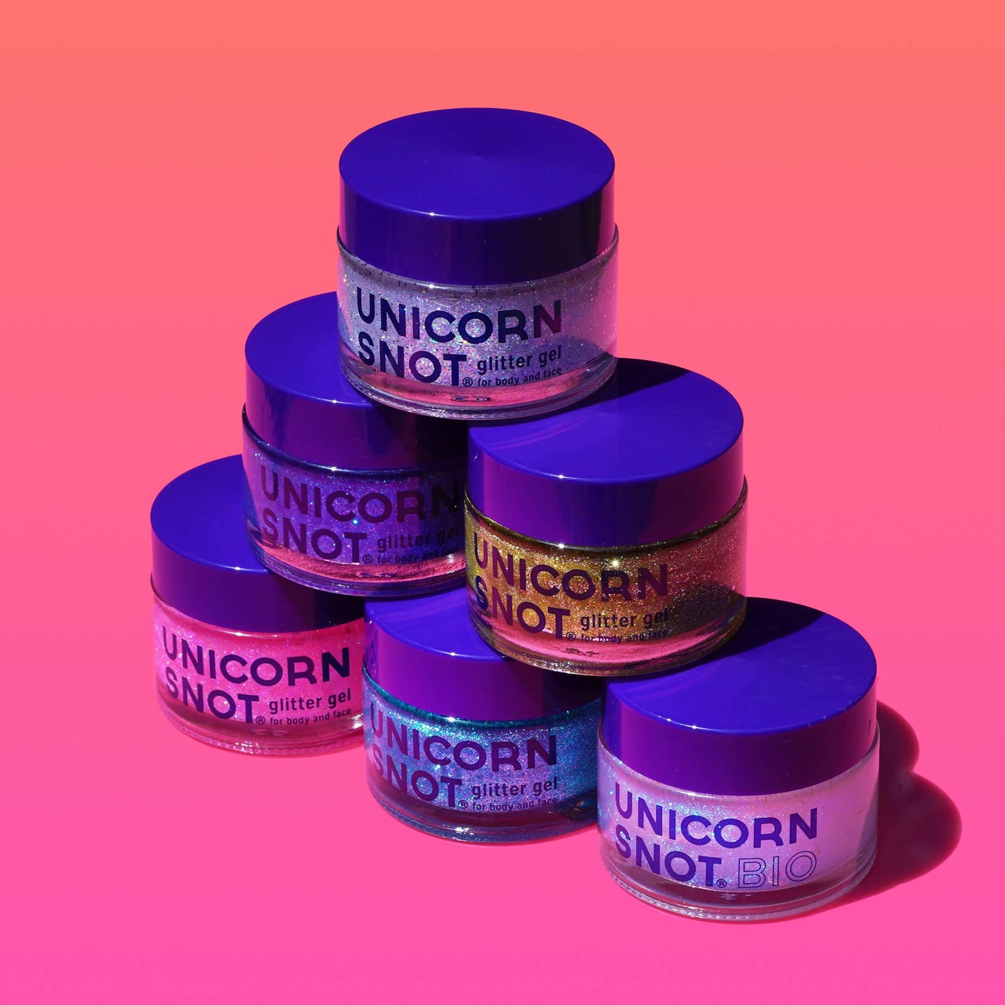 Original Glitter Gel | Flamingo-Pink | Body Glitter | Shiny