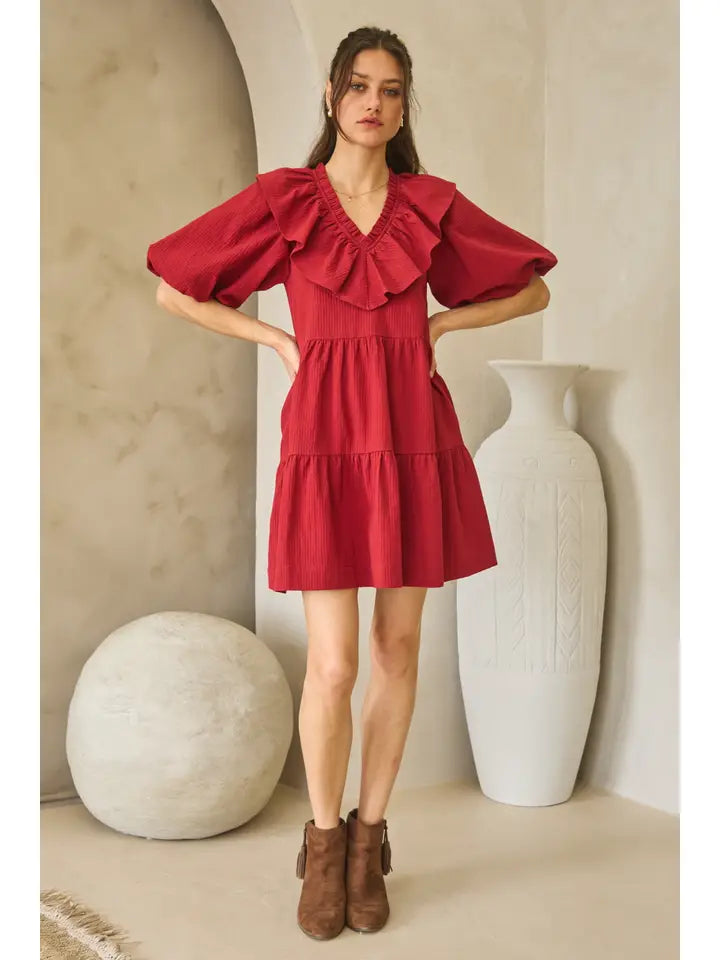 Oddi Berry Bliss Babydoll Dress