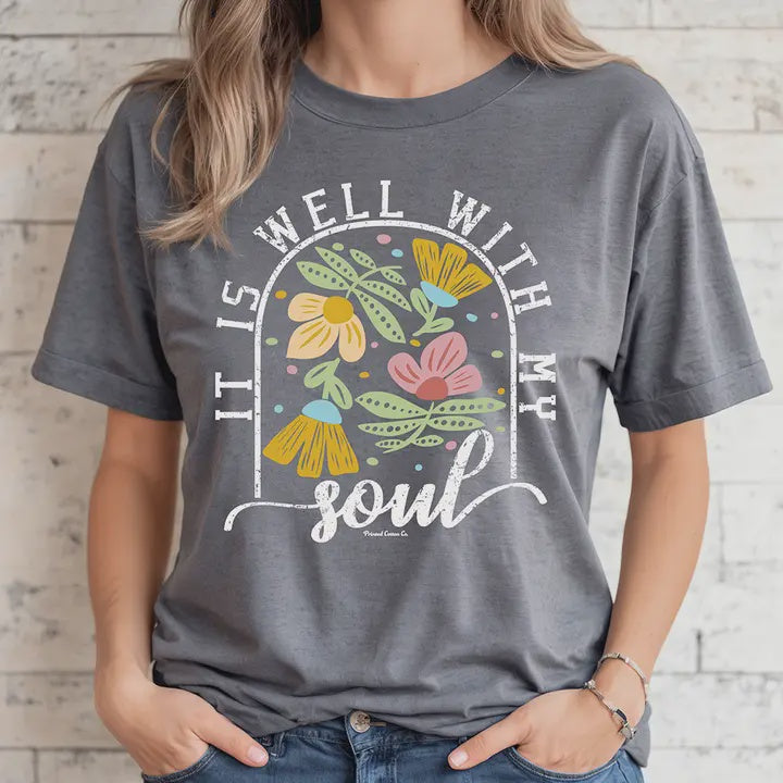 Well with My Soul Comfort Colors Tee