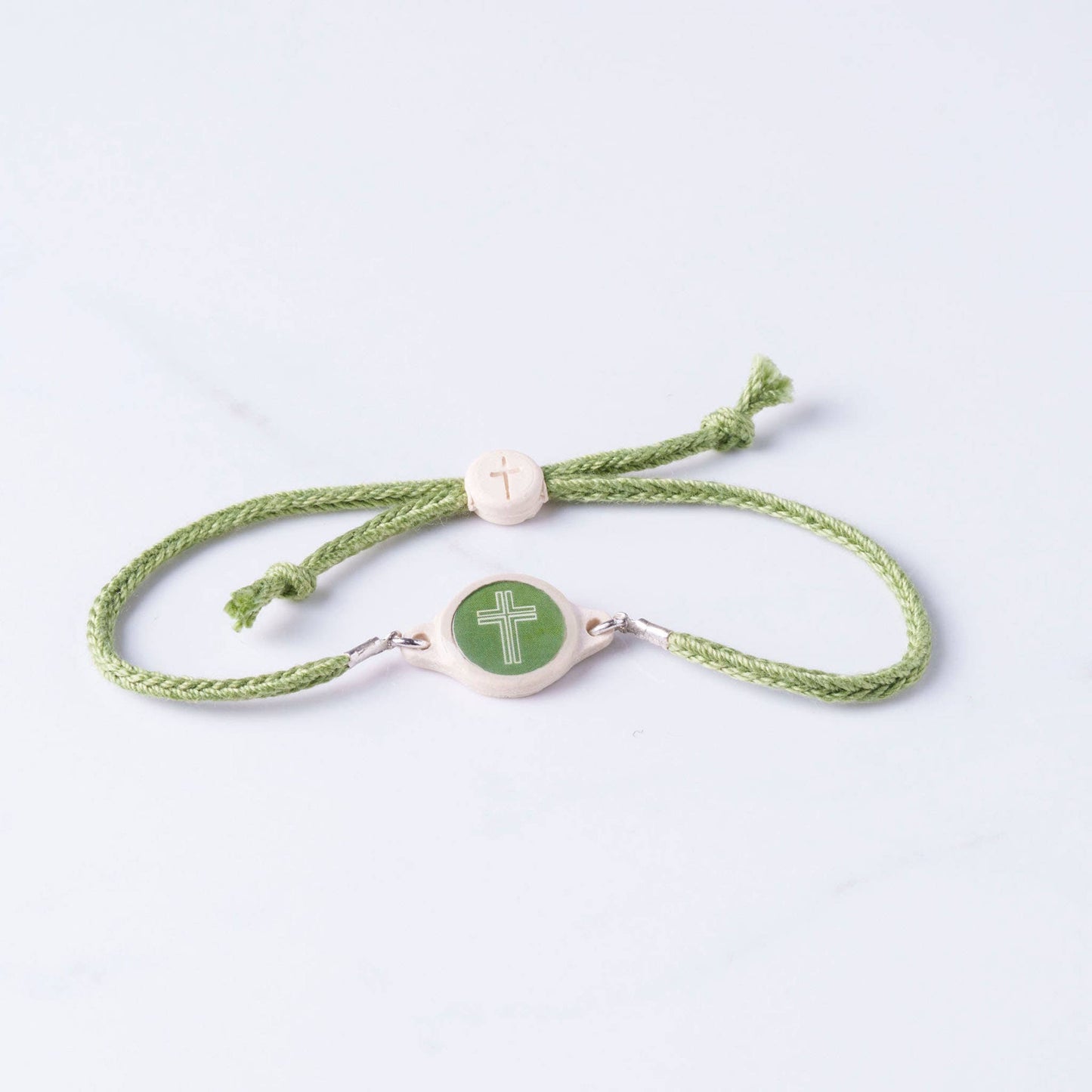 Tap To Pray™ - Survivor Series Handmade Bracelets: Juniper + Cross