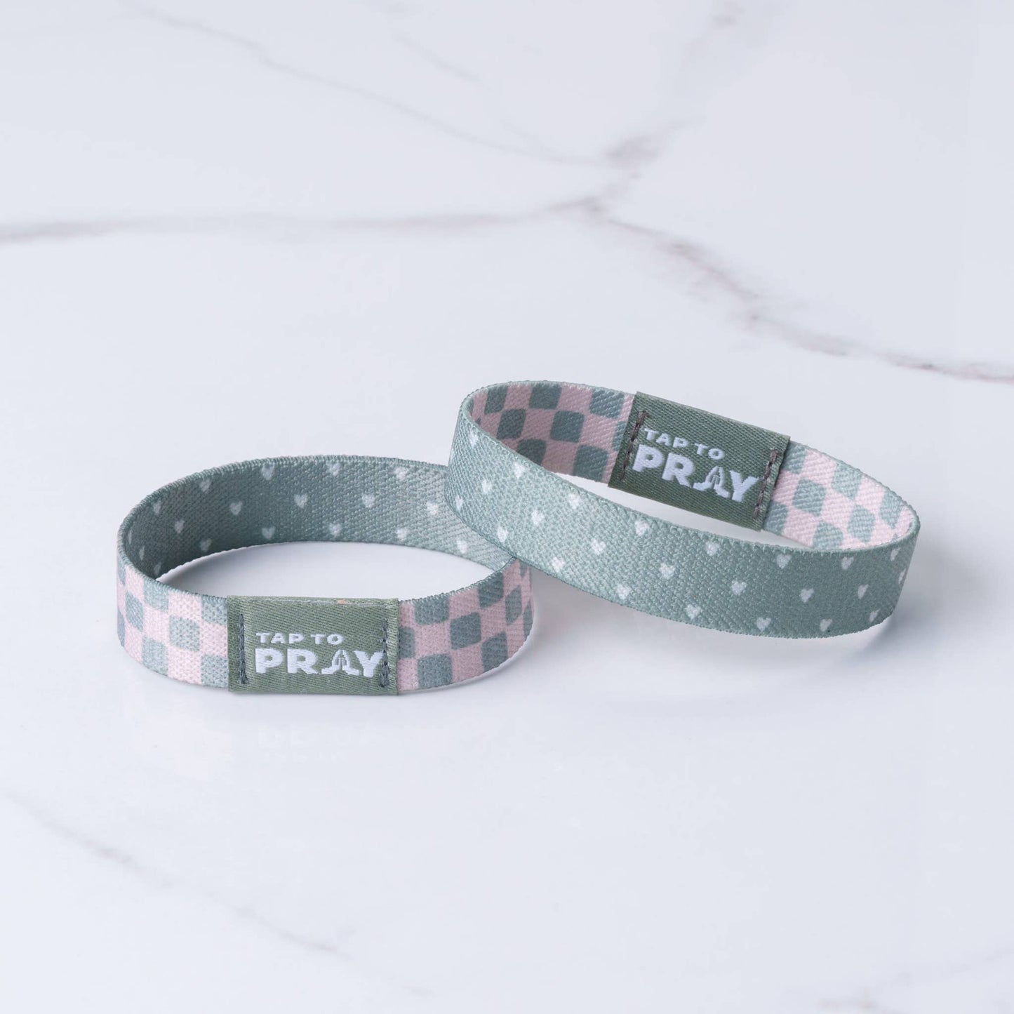 Tap To Pray™ Wristbands - Cottage & Tile: Medium