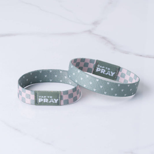 Tap To Pray™ Wristbands - Cottage & Tile: Small