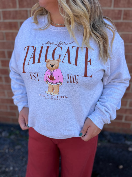 Simply Southern Flurry Crew – Never Lost a Tailgate