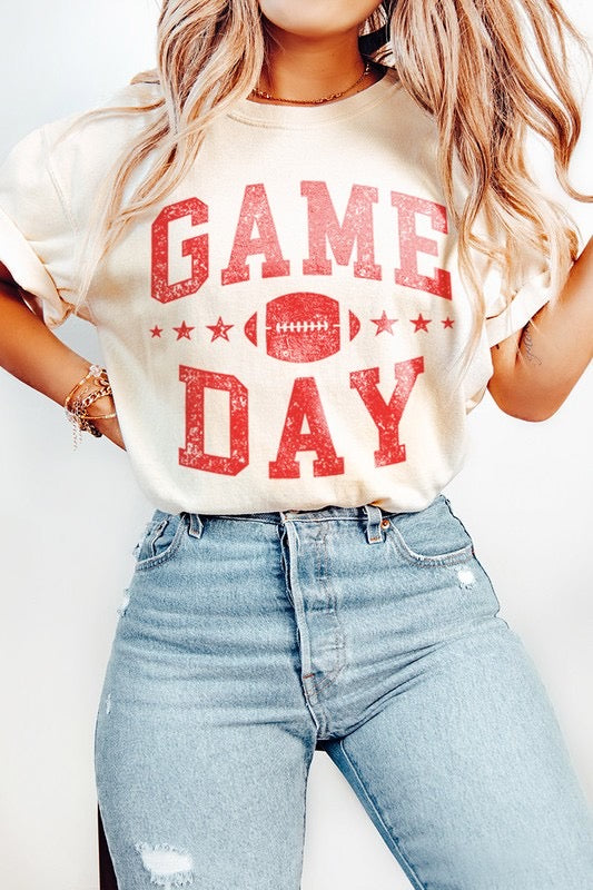 Comfort Colors Game Day Football Tee