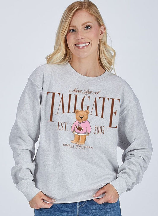 Simply Southern Flurry Crew – Never Lost a Tailgate