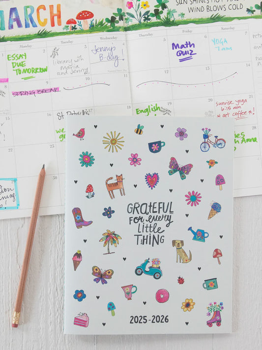 Natural Life 2025-26 Academic Planner - Grateful