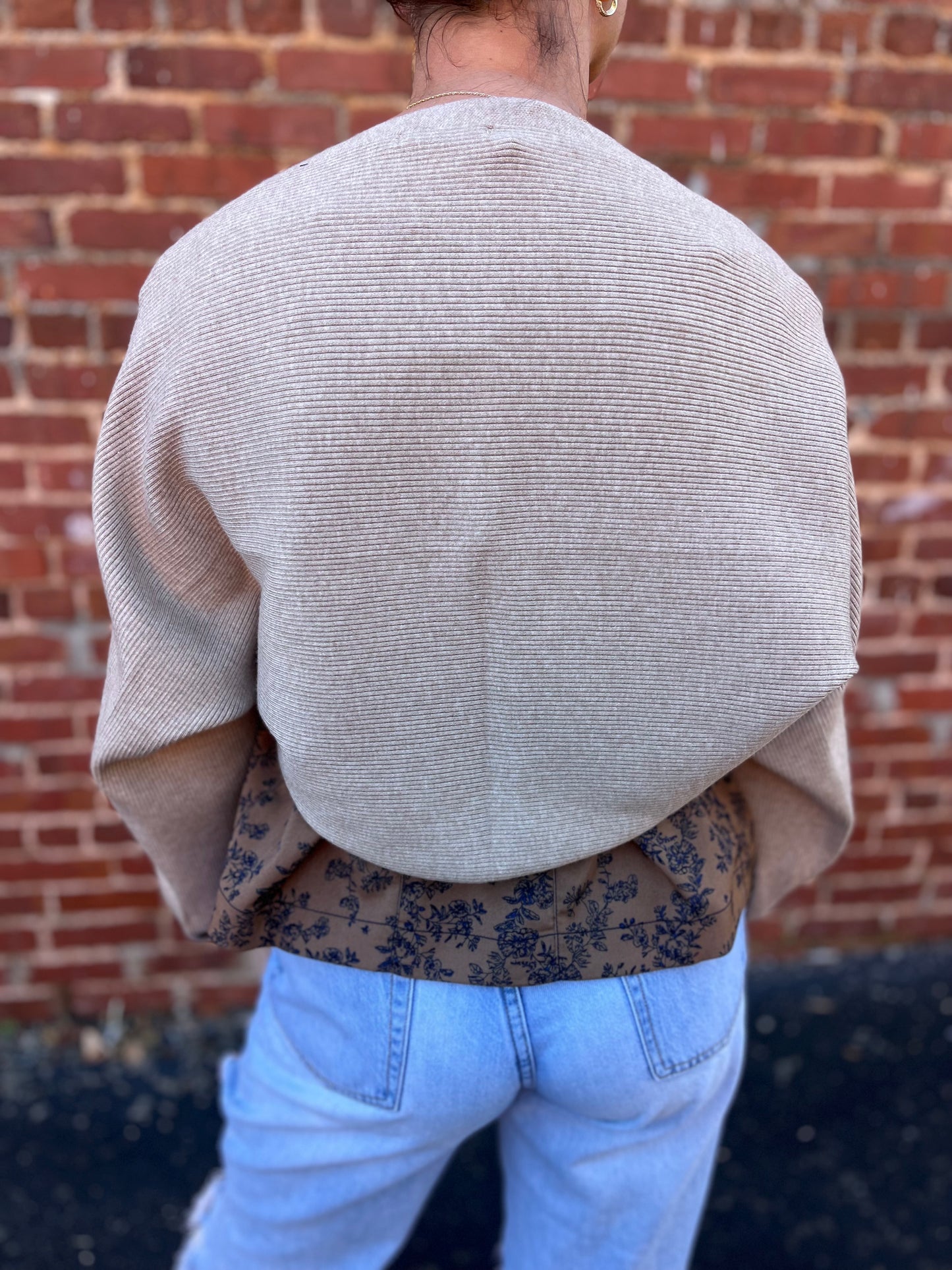 Shrug Sweater - Taupe