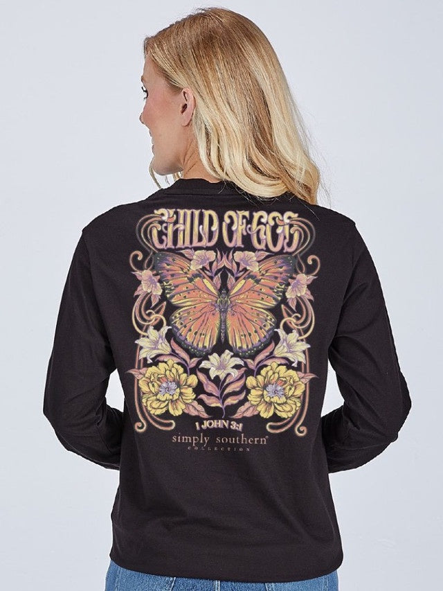 SS "Child of God" Butterfly Tee