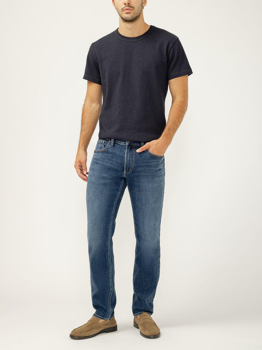 Men's Silver Jeans - Konrad Slim Denim