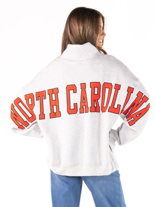 SS North Carolina Mock Neck Sweatshirt ONE SIZE