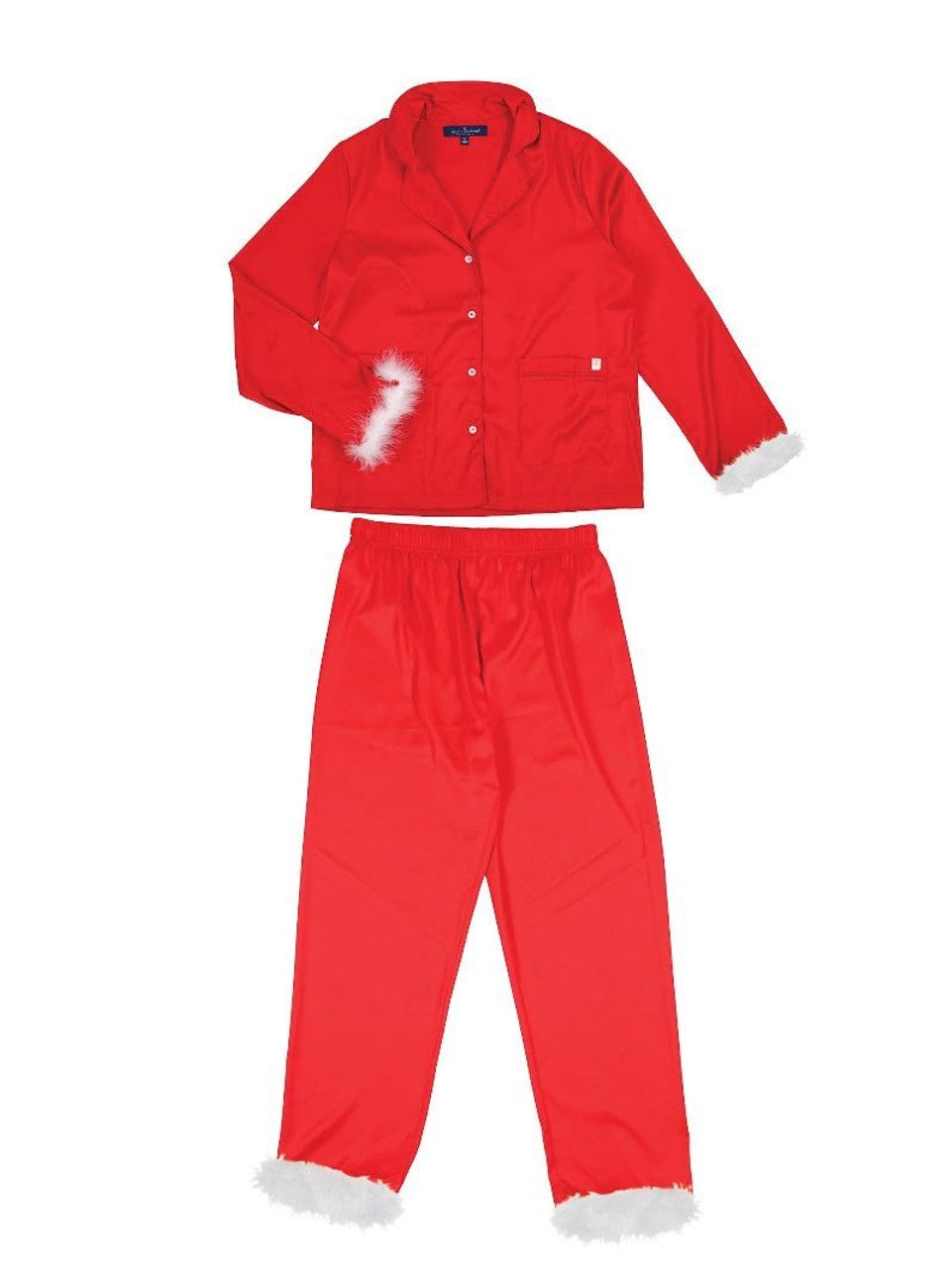 Simply Southern Christmas Feather Trim Pajamas