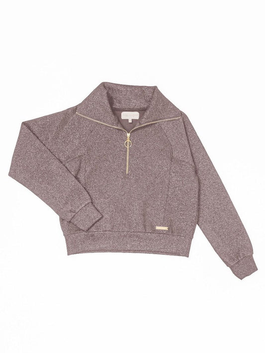 SS Violet Gray Quater Zip