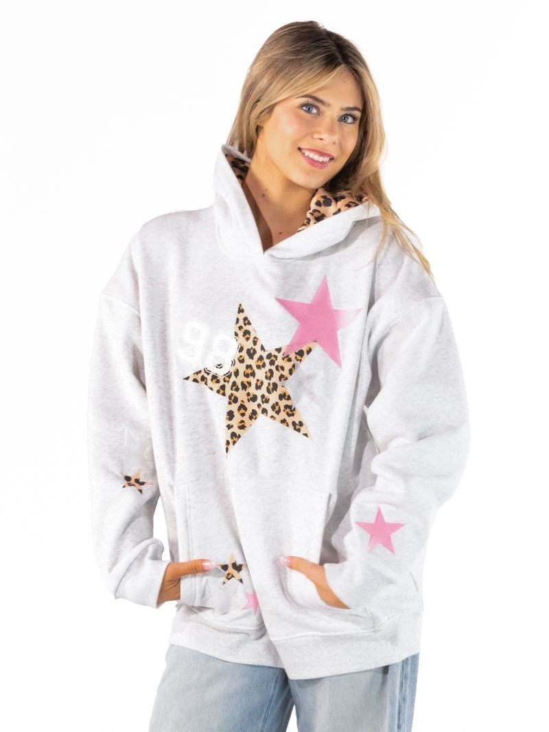 SS The Charm Embroidered Star Hoodie