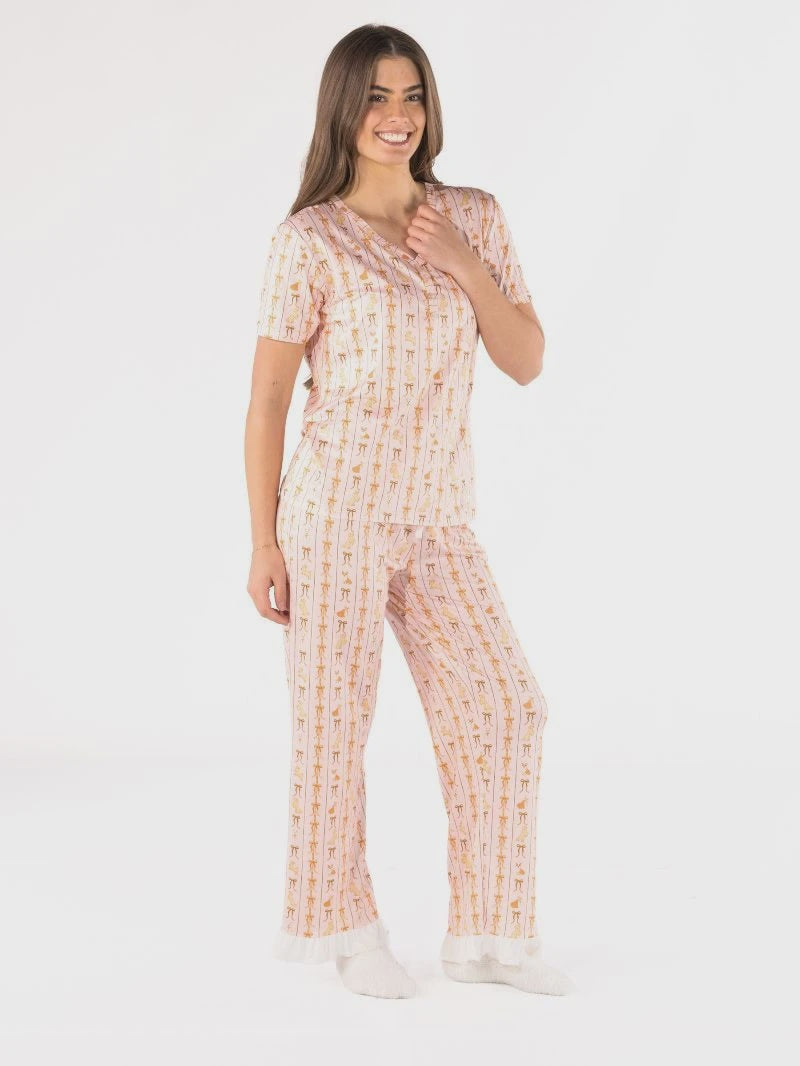 SS Everyday Lily Dog Ribbon Pajama Set