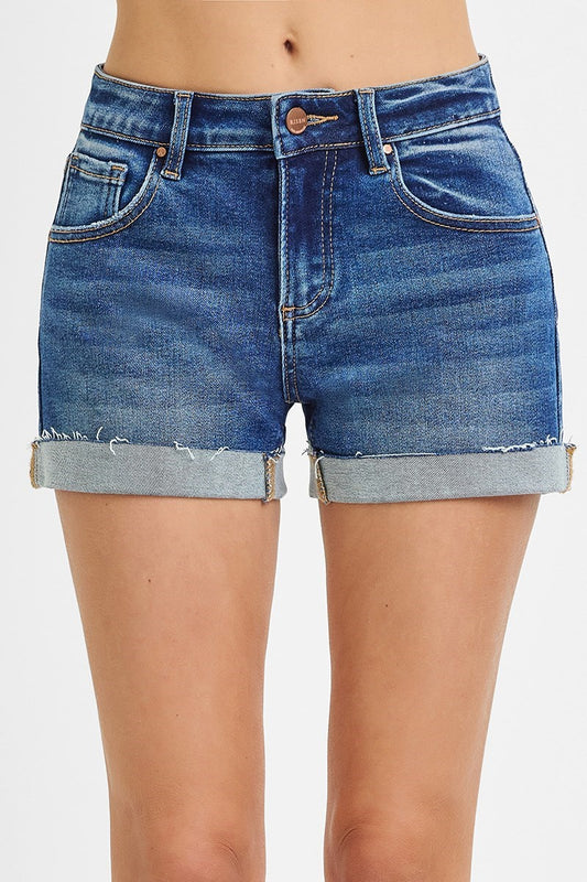 Risen Low Rise Dark Cuffed Short