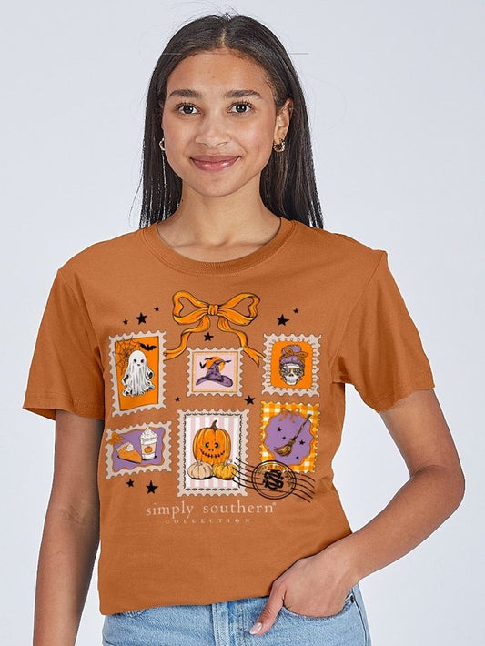 SS Halloween Postage Stamp Tee