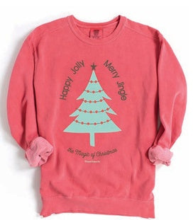 Magic of Christmas Comfort Colors® Sweatshirt – Watermelon