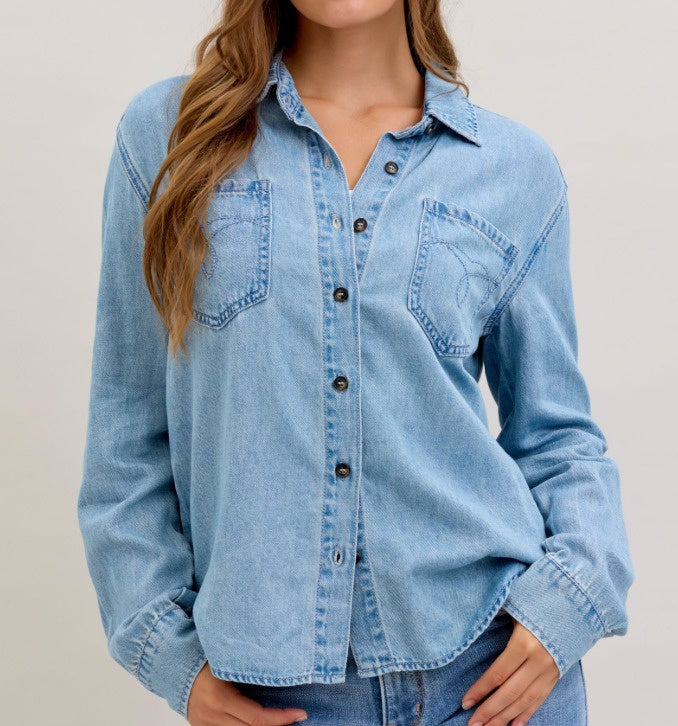 Judy Blue Denim Shirt