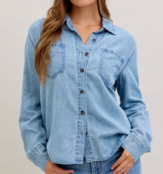 Judy Blue Denim Shirt