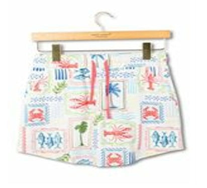 UPF Lobster Drawstring Skort