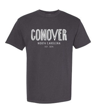 Conover Heritage Comfort Colors® Long Sleeve Tee – Graphite