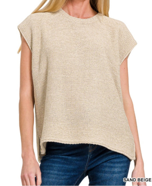 Crew Neck Sweater Vest