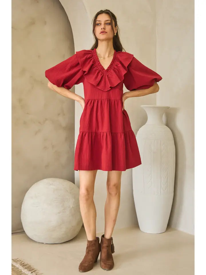 Oddi Berry Bliss Babydoll Dress