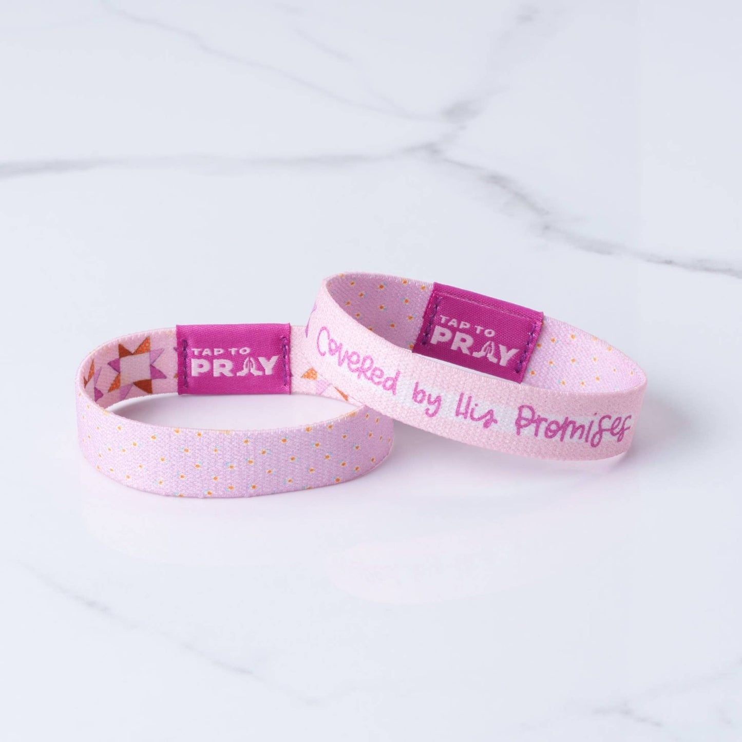 Tap To Pray™ - Kingfolk Series Wristband - Covered by His Promises: Small