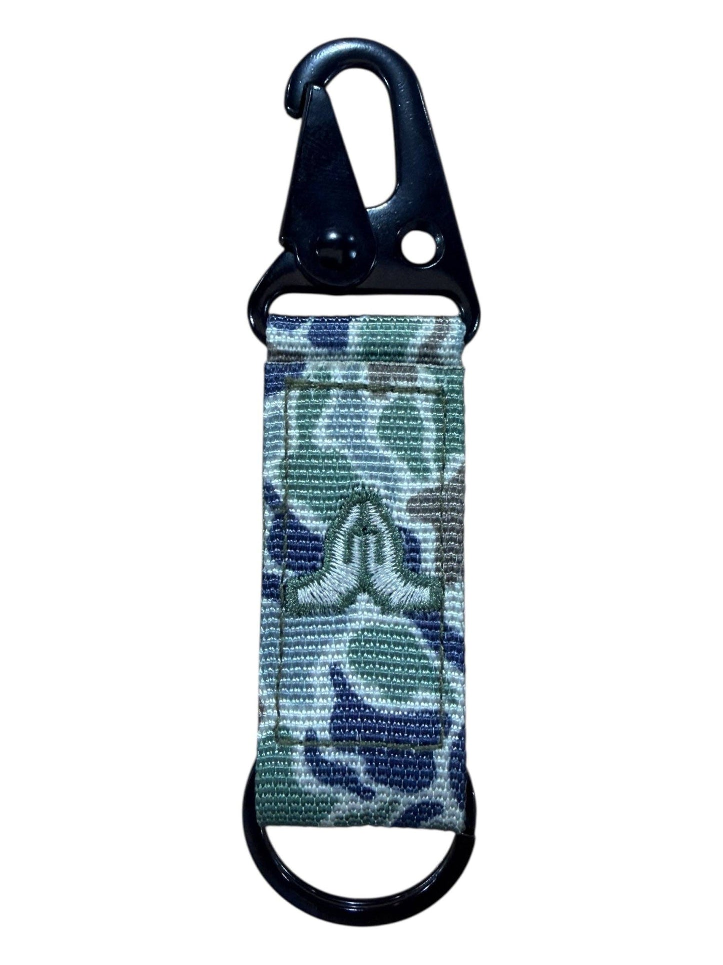 Tap To Pray™ - Tactical Carabiner Keychain: Black