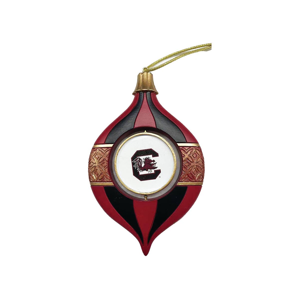 5.5" South Carolina Spinning Bulb Ornament