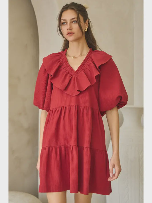 Oddi Berry Bliss Babydoll Dress