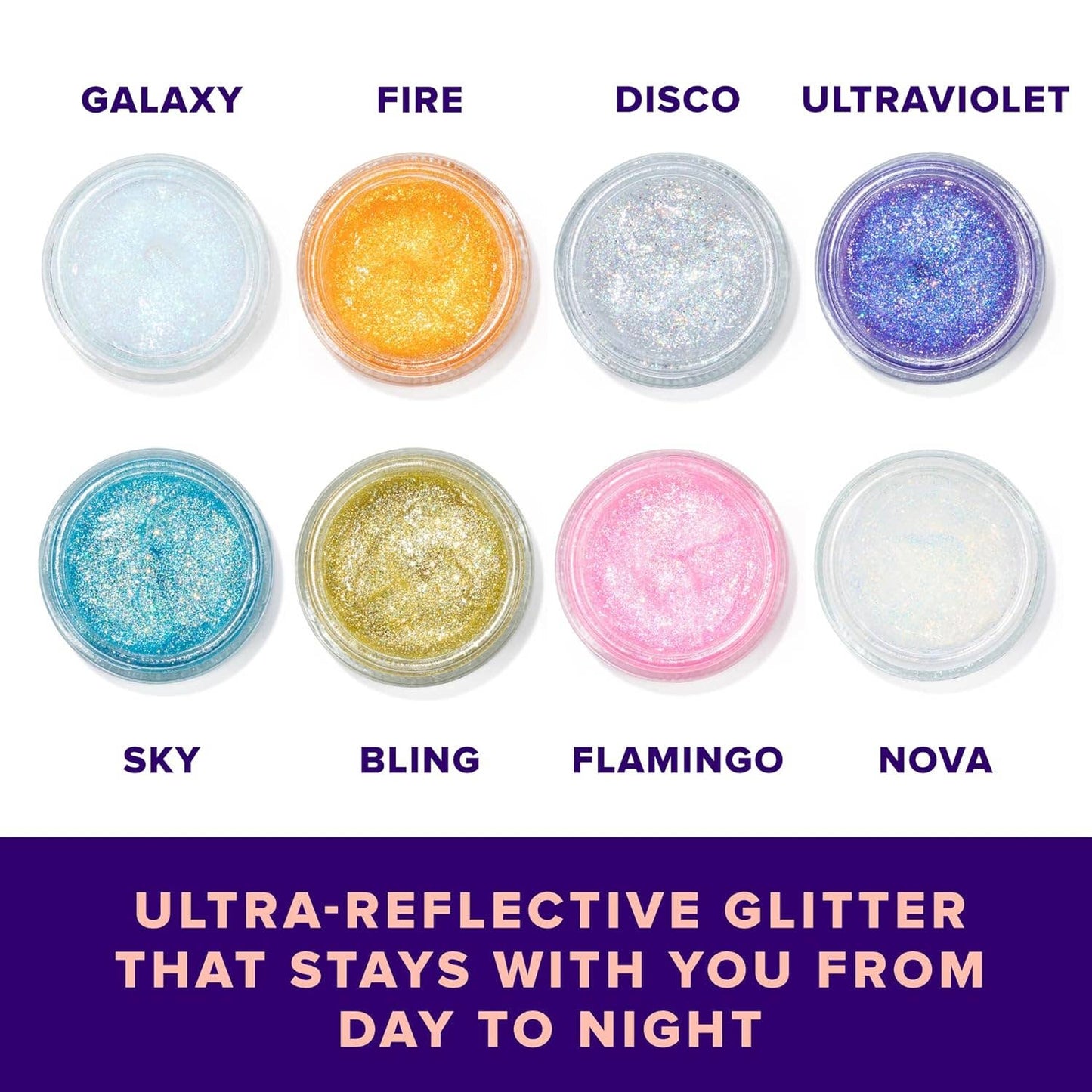 Original Glitter Gel | Flamingo-Pink | Body Glitter | Shiny